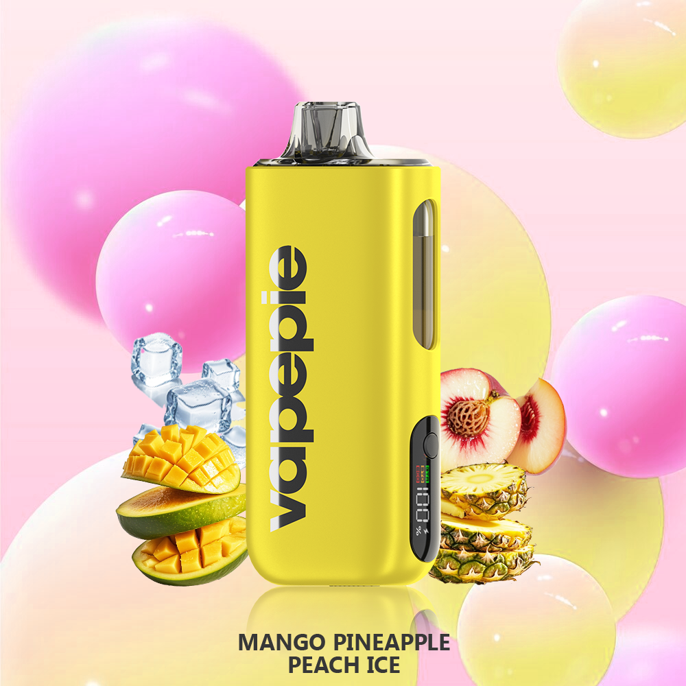 AUVAPEPIE MAX 40000 PUFFS MANGO PINEAPPLE PEACH ICE AUVAPEPIE MAX 40000 PUFFS MANGO PINEAPPLE PEACH ICE