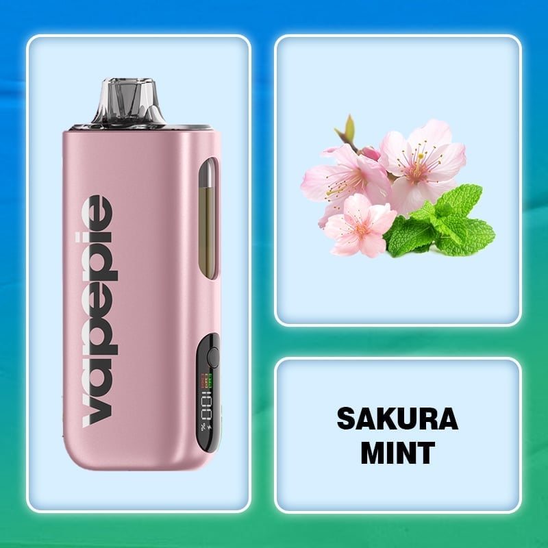 AUVAPEPIE MAX 40000 PUFFS SAKURA MINT AUVAPEPIE MAX 40000 PUFFS SAKURA MINT
