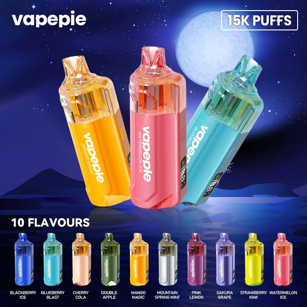 VAPEPIE Crystal Pop 15000 PUFFS VAPEPIE Crystal Pop 15000 PUFFS