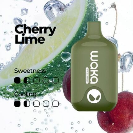 WAKA SMASH 6000 PUFF – CHERRY LIME - Just Vapes Shop Australia